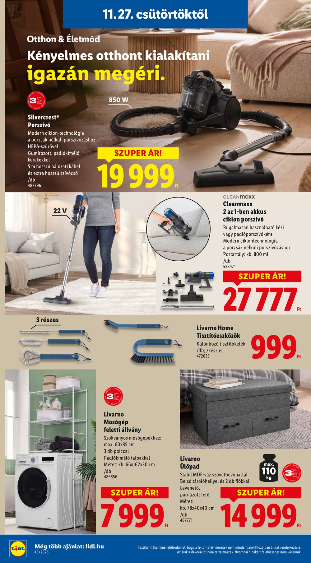 Lidl akciós újság 2025.11.27-től - 36. oldal.