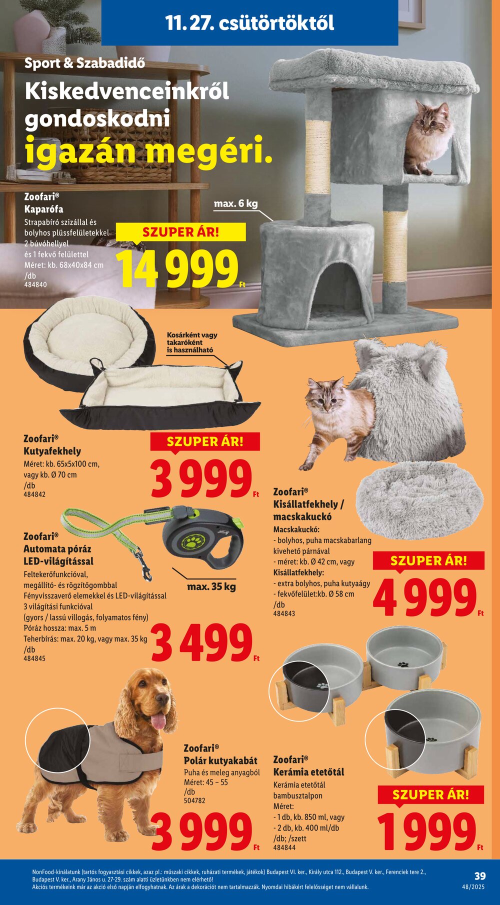 Lidl akciós újság 2025.11.27-től - 39. oldal.