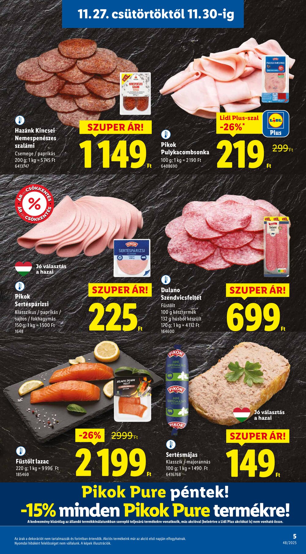 Lidl akciós újság 2025.11.27-től - 5. oldal.