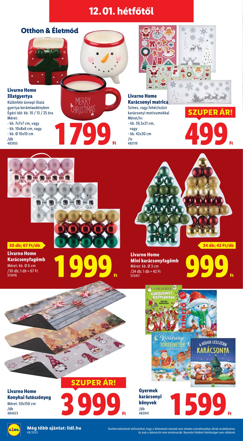 Lidl akciós újság 2025.11.27-től - 50. oldal.