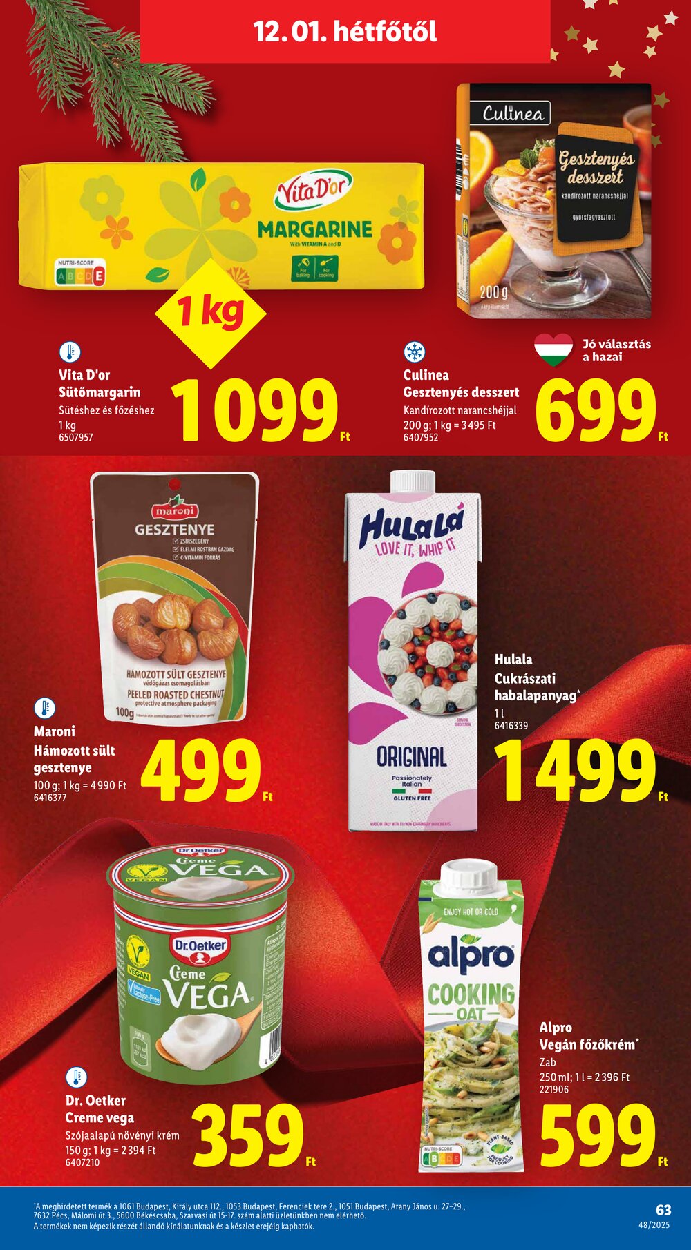 Lidl akciós újság 2025.11.27-től - 63. oldal.