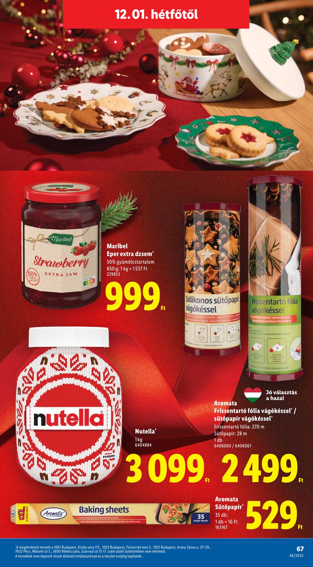 Lidl akciós újság 2025.11.27-től - 67. oldal.