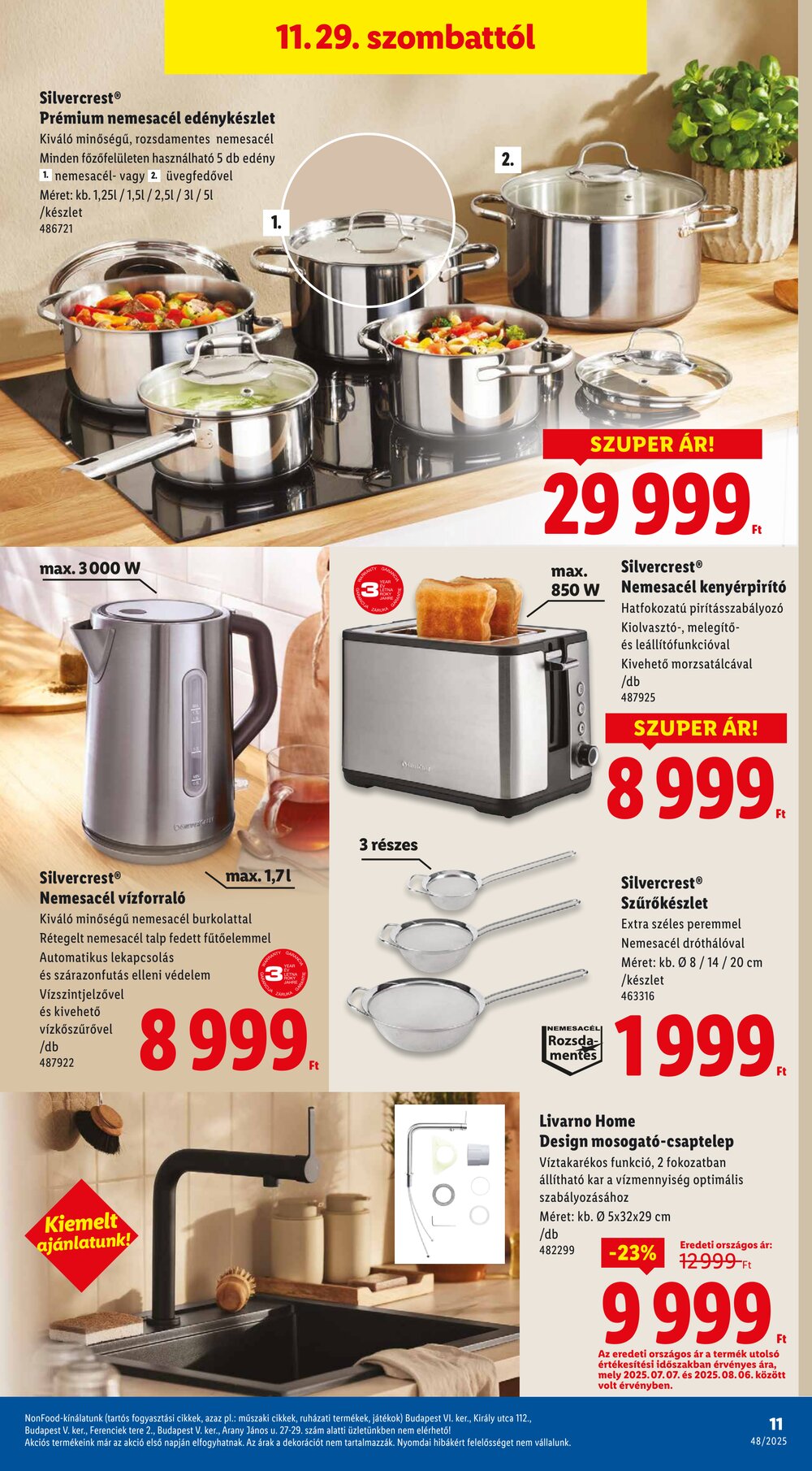 Lidl akciós újság 2025.11.27-től - 11. oldal.