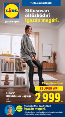 Lidl akciós újság 2025.11.27-től