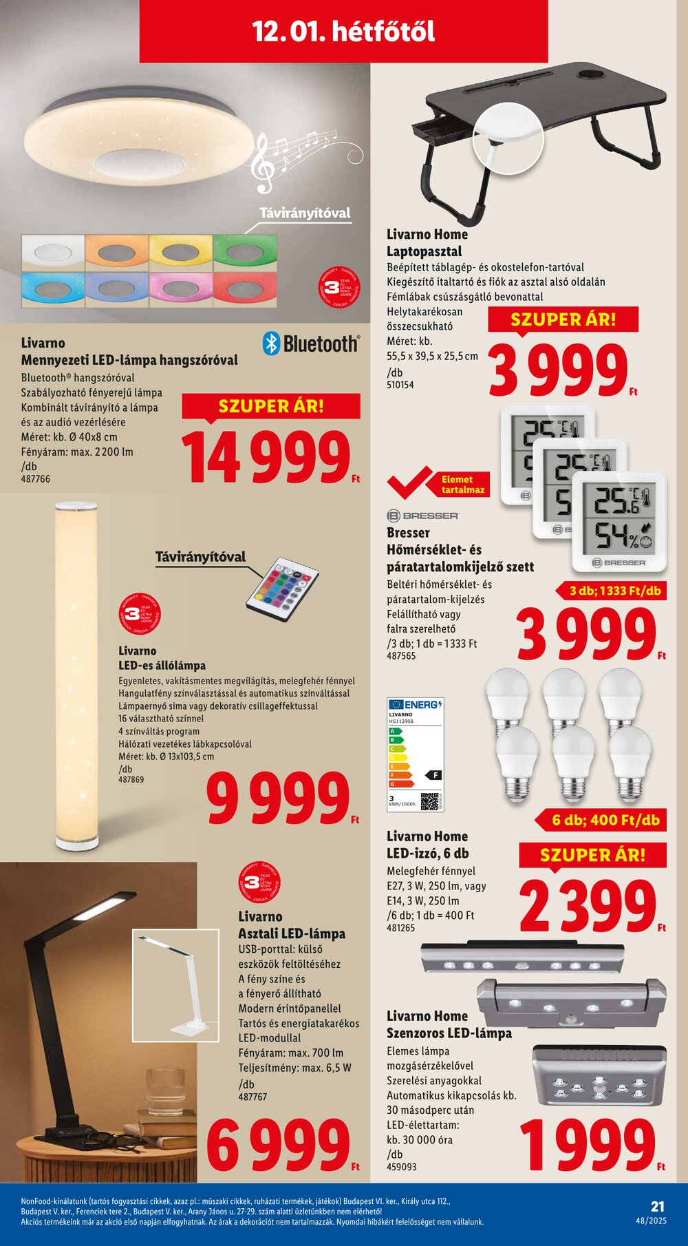 Lidl akciós újság 2025.11.27-től - 21. oldal.