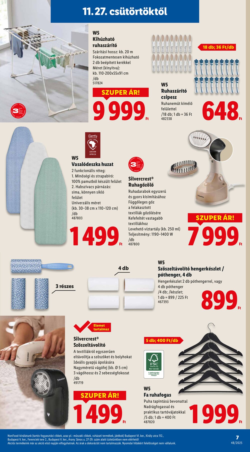 Lidl akciós újság 2025.11.27-től - 7. oldal.