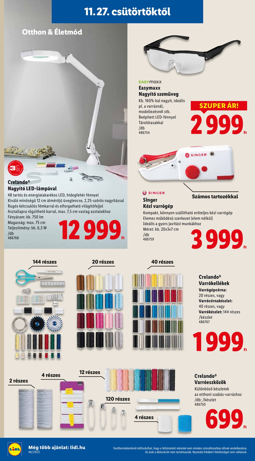 Lidl akciós újság 2025.11.27-től - 8. oldal.