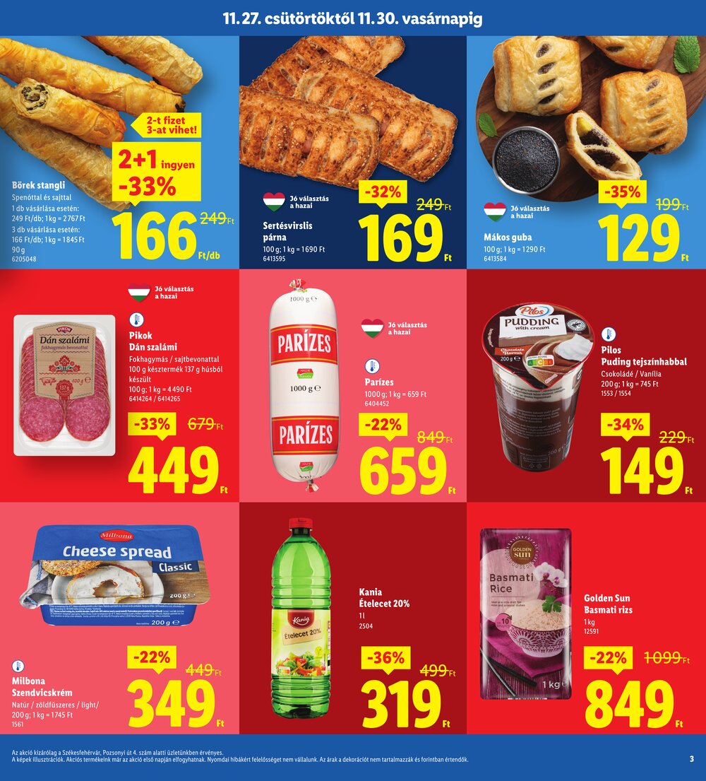 Lidl akciós újság 2025.11.27-től - 3. oldal.
