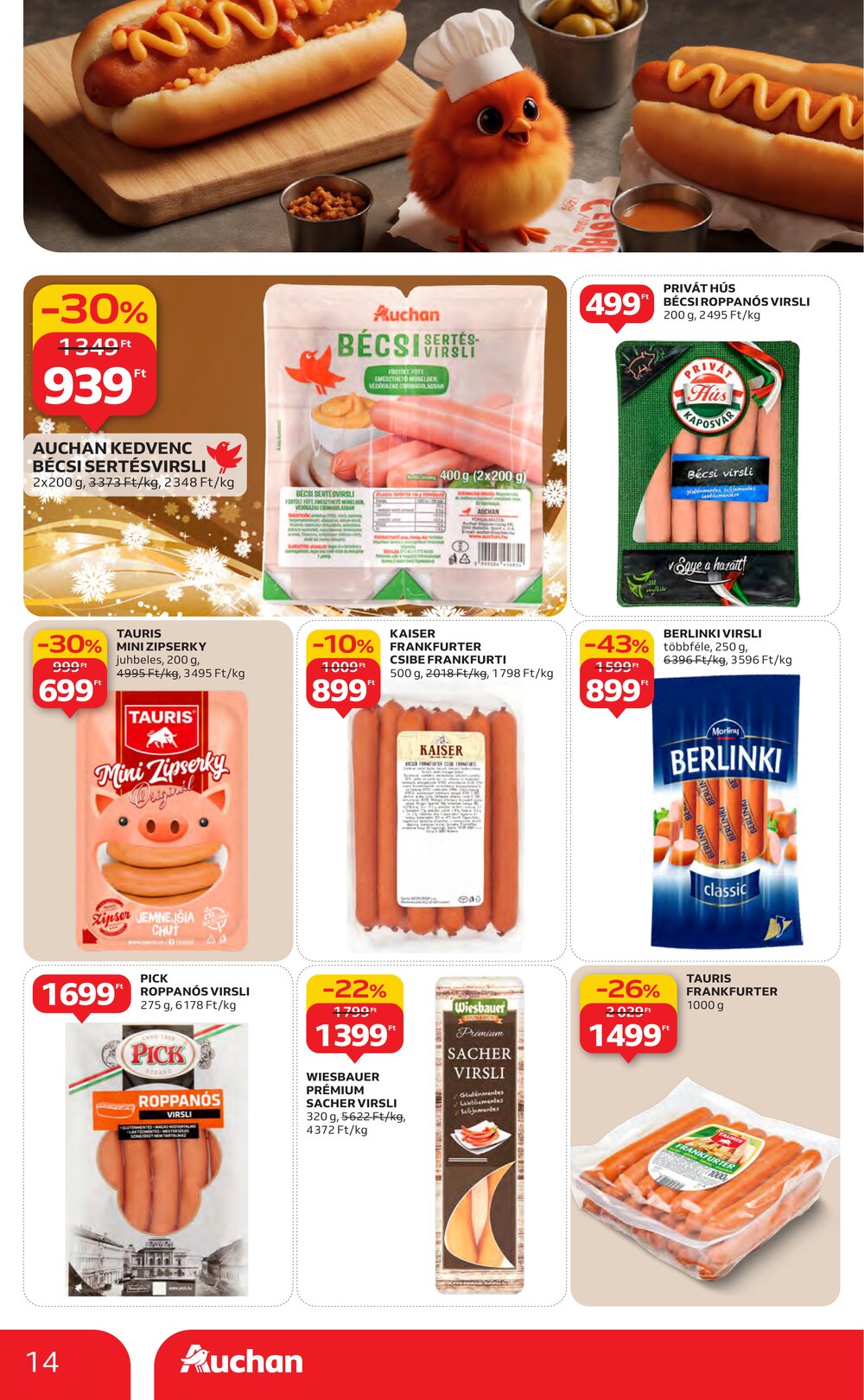 Auchan akciós újság 2025.11.27-től - 14. oldal.