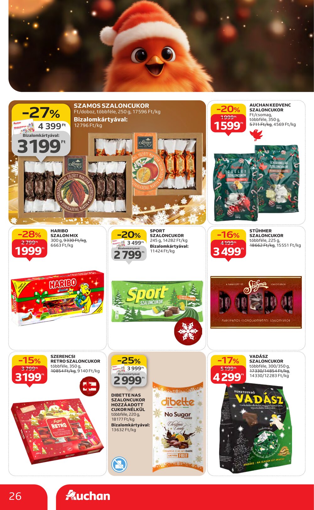 Auchan akciós újság 2025.11.27-től - 26. oldal.