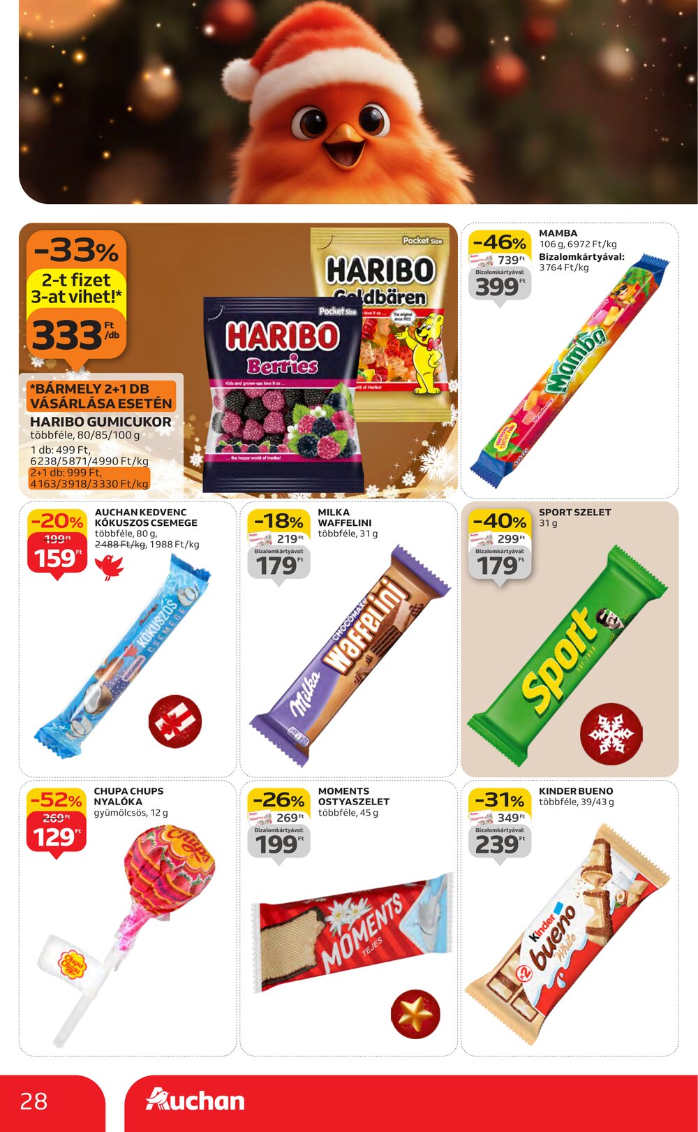 Auchan akciós újság 2025.11.27-től - 28. oldal.