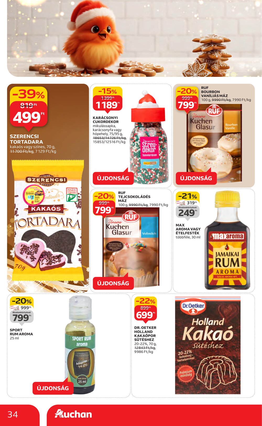 Auchan akciós újság 2025.11.27-től - 34. oldal.