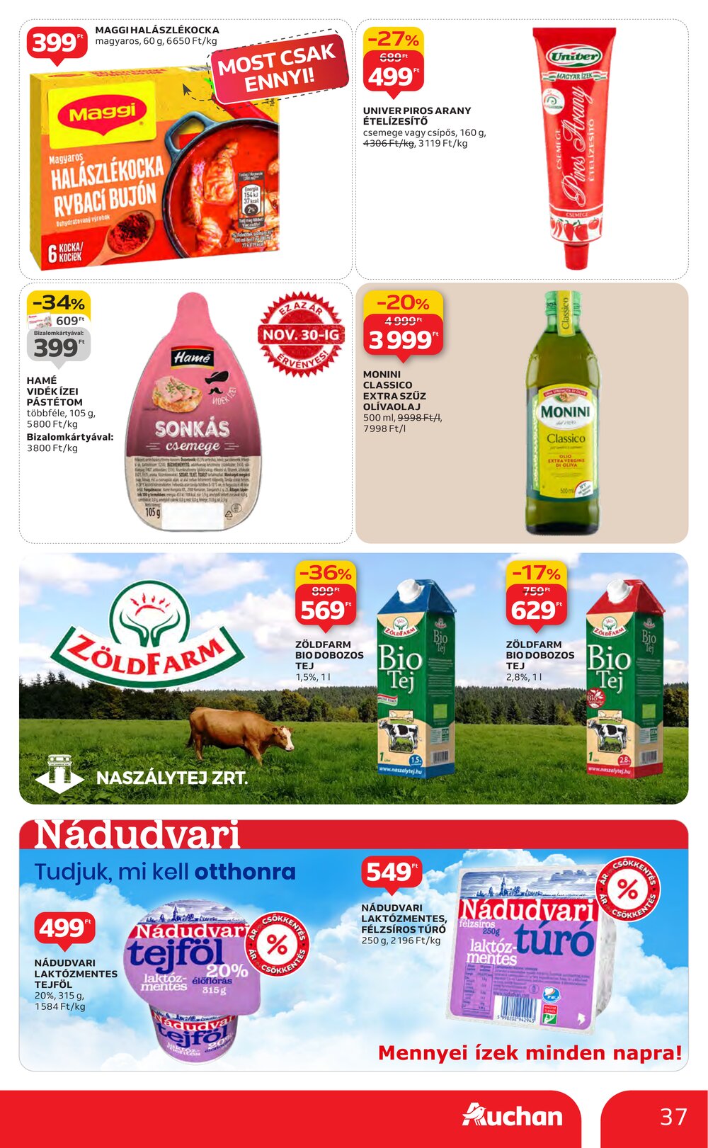 Auchan akciós újság 2025.11.27-től - 37. oldal.