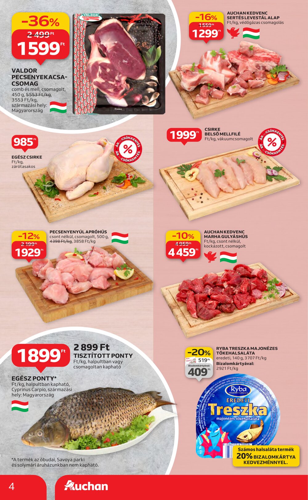 Auchan akciós újság 2025.11.27-től - 4. oldal.