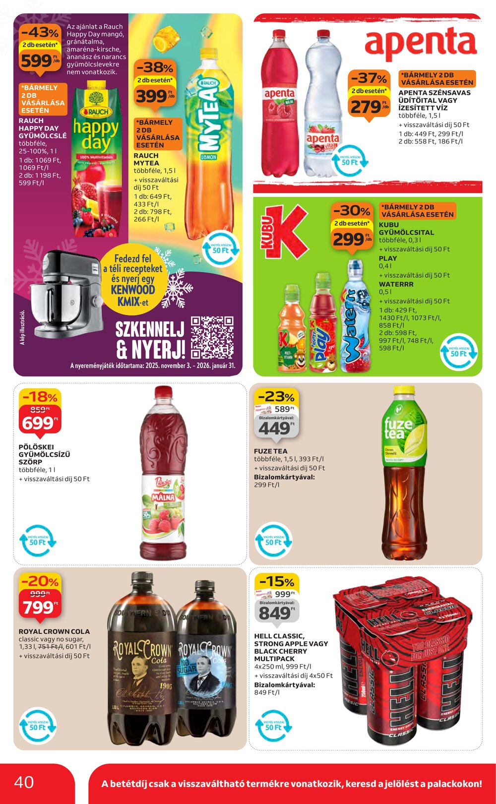 Auchan akciós újság 2025.11.27-től - 40. oldal.