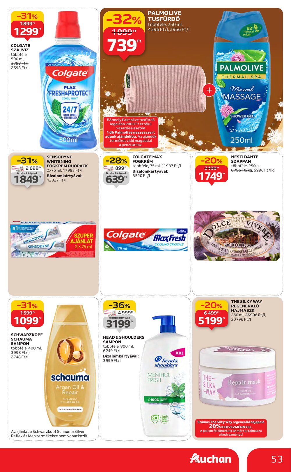 Auchan akciós újság 2025.11.27-től - 53. oldal.