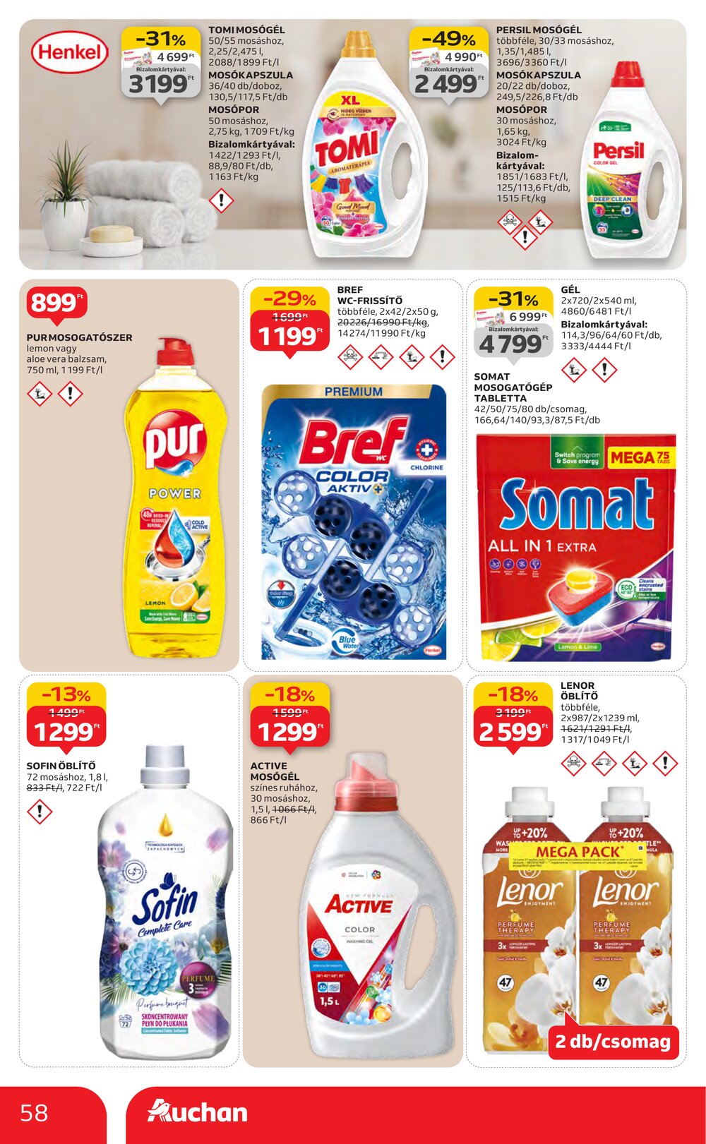 Auchan akciós újság 2025.11.27-től - 58. oldal.