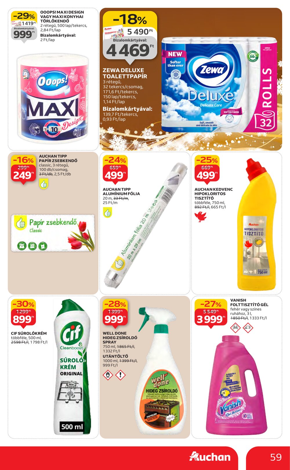 Auchan akciós újság 2025.11.27-től - 59. oldal.