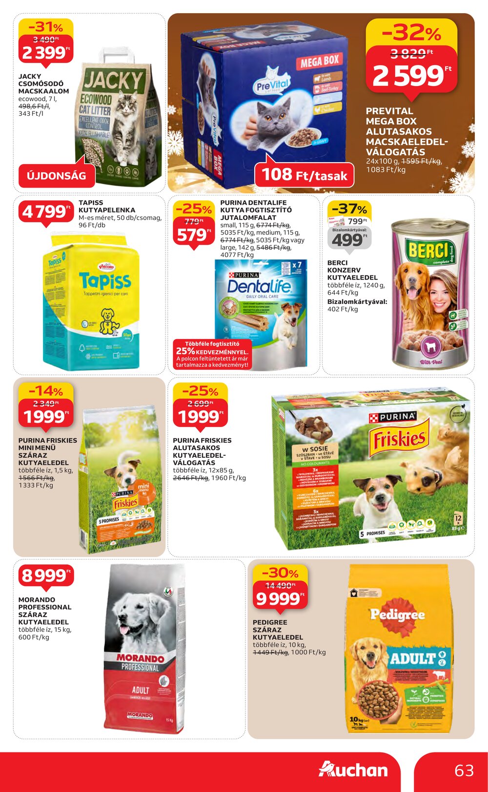 Auchan akciós újság 2025.11.27-től - 63. oldal.