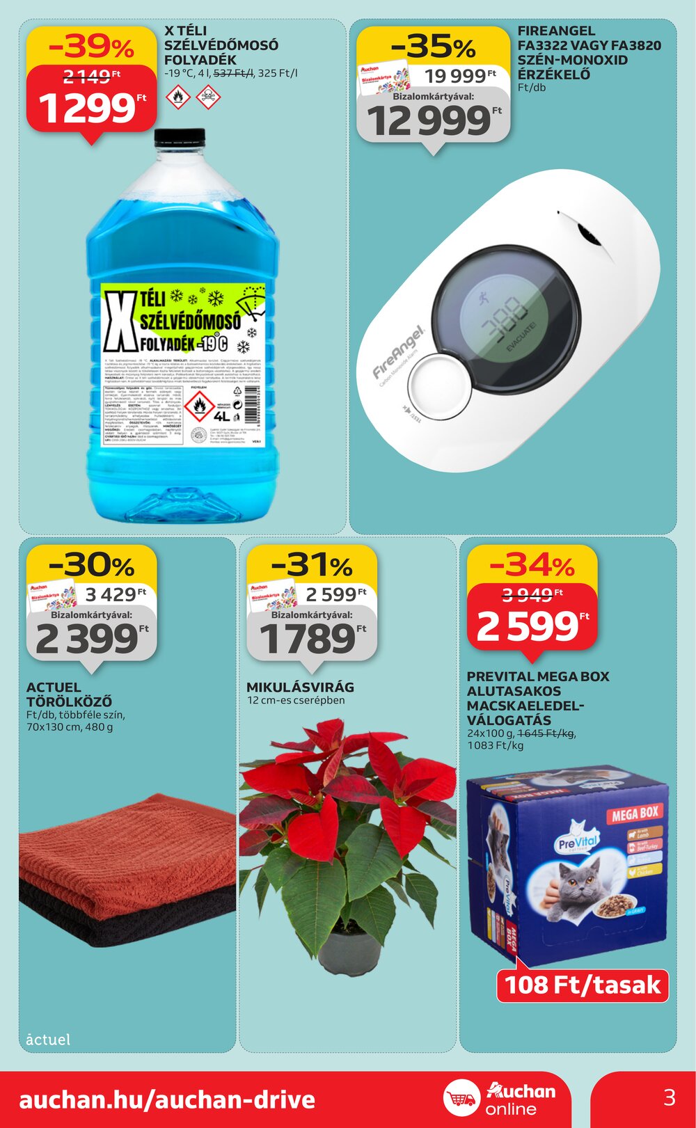 Auchan akciós újság 2025.11.27-től - 3. oldal.