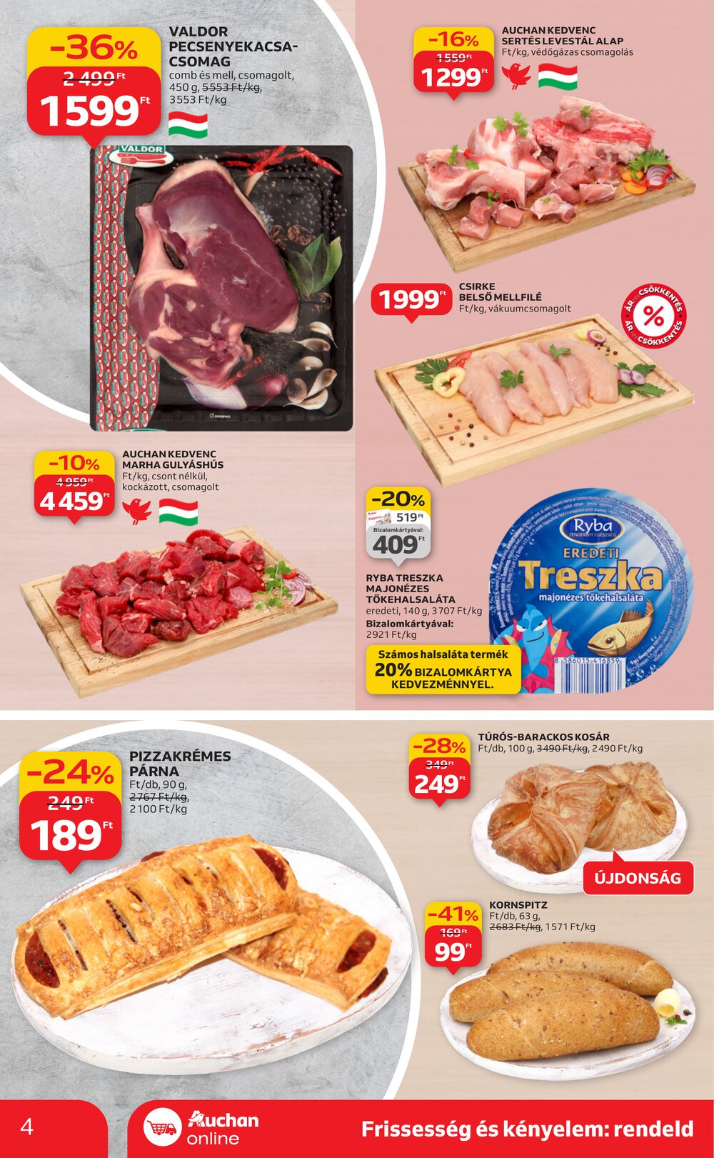 Auchan akciós újság 2025.11.27-től - 4. oldal.