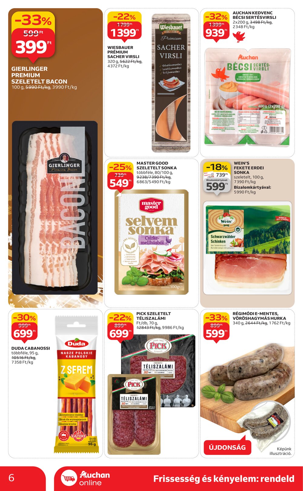 Auchan akciós újság 2025.11.27-től - 6. oldal.