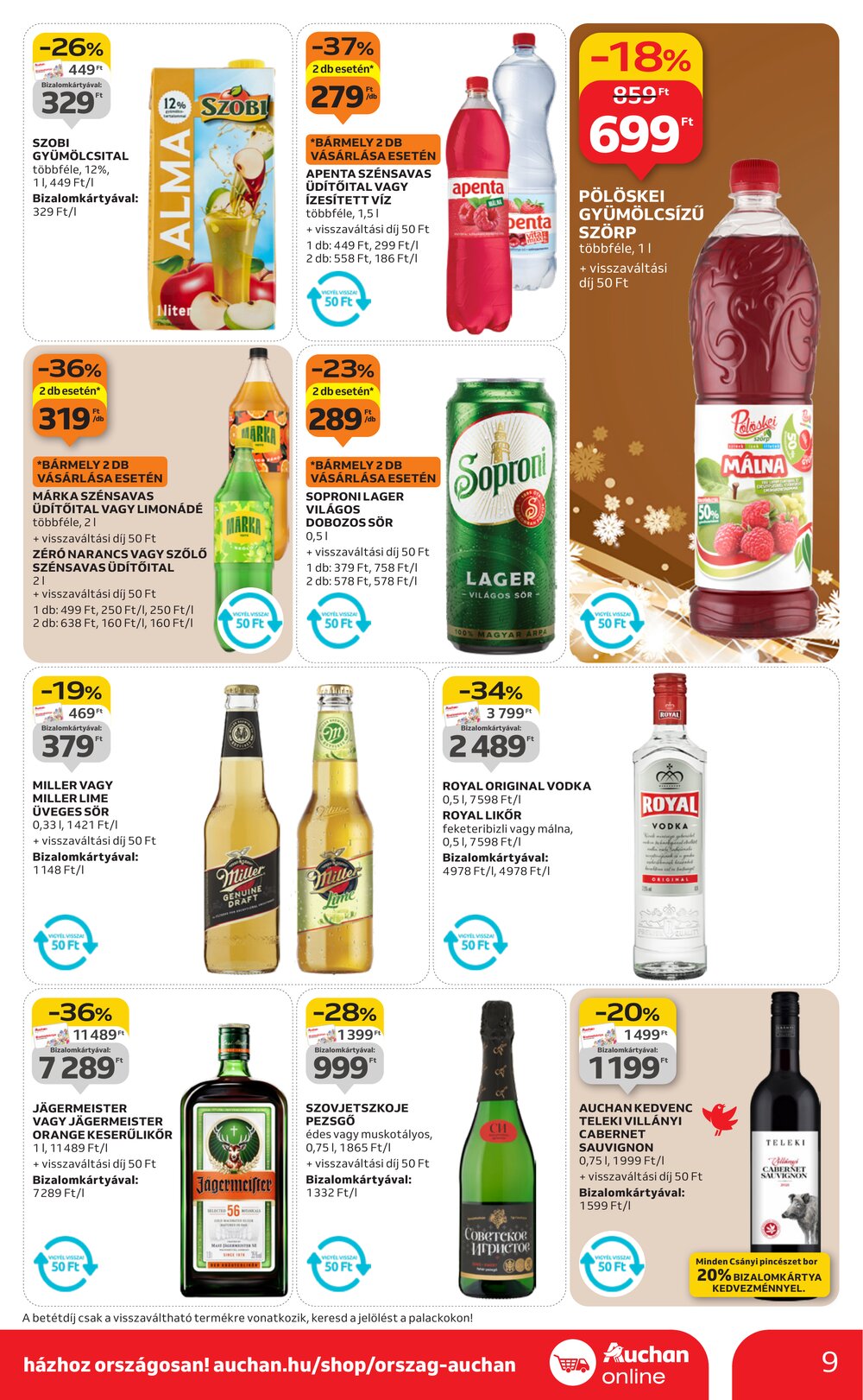 Auchan akciós újság 2025.11.27-től - 9. oldal.