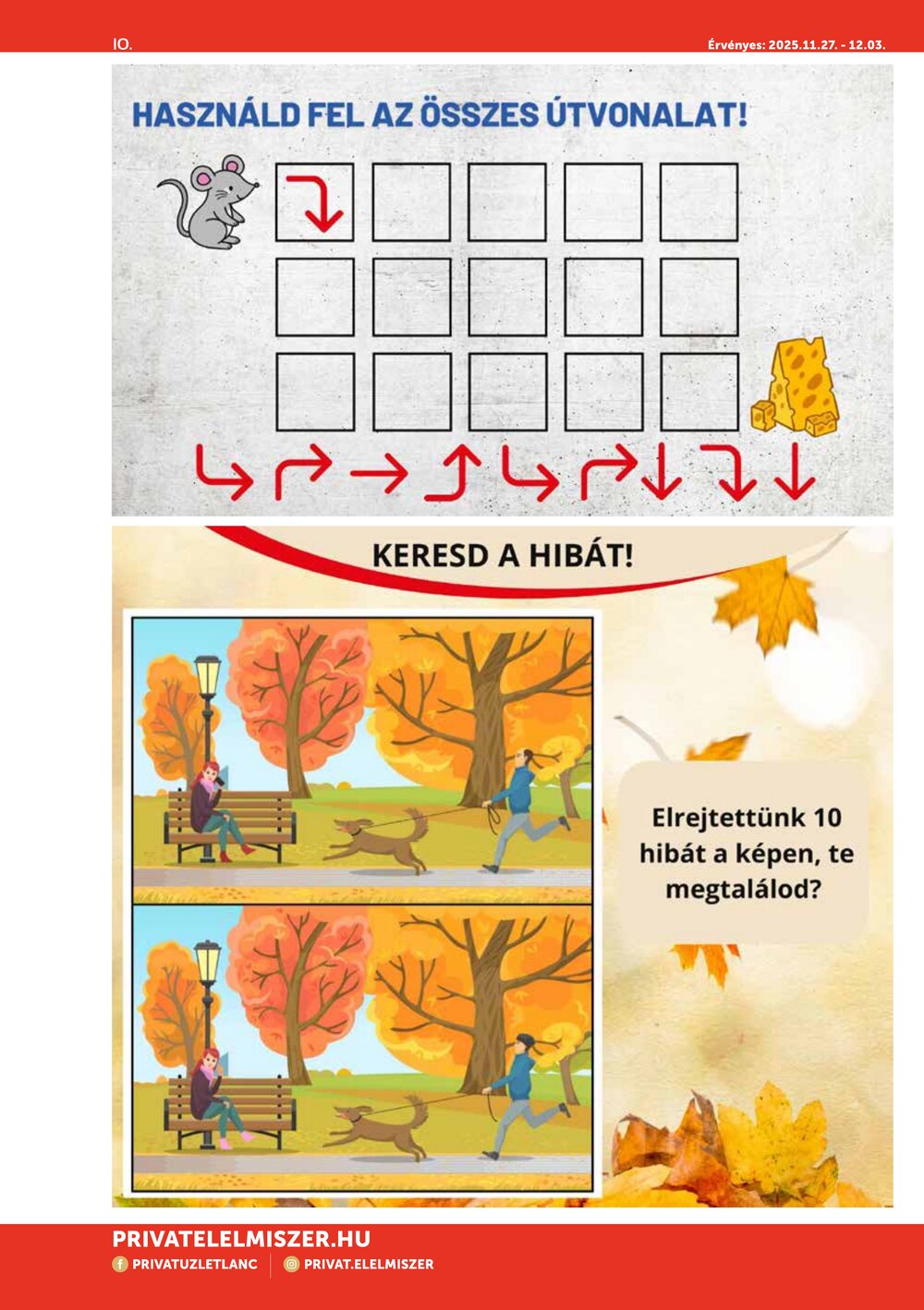 Privát akciós újság 2025.11.27-től - 10. oldal.