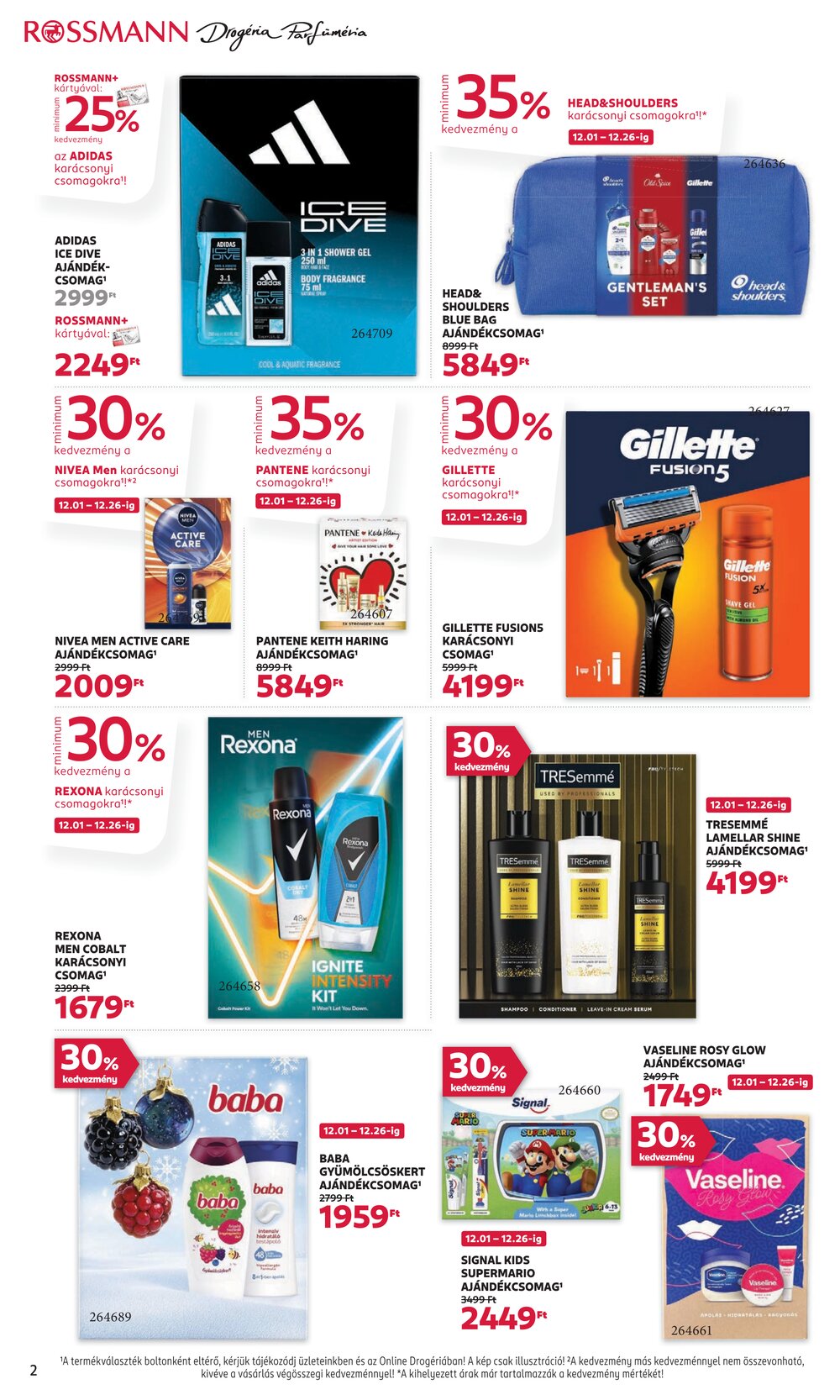 Rossmann akciós újság 2025.12.01-től - 2. oldal.