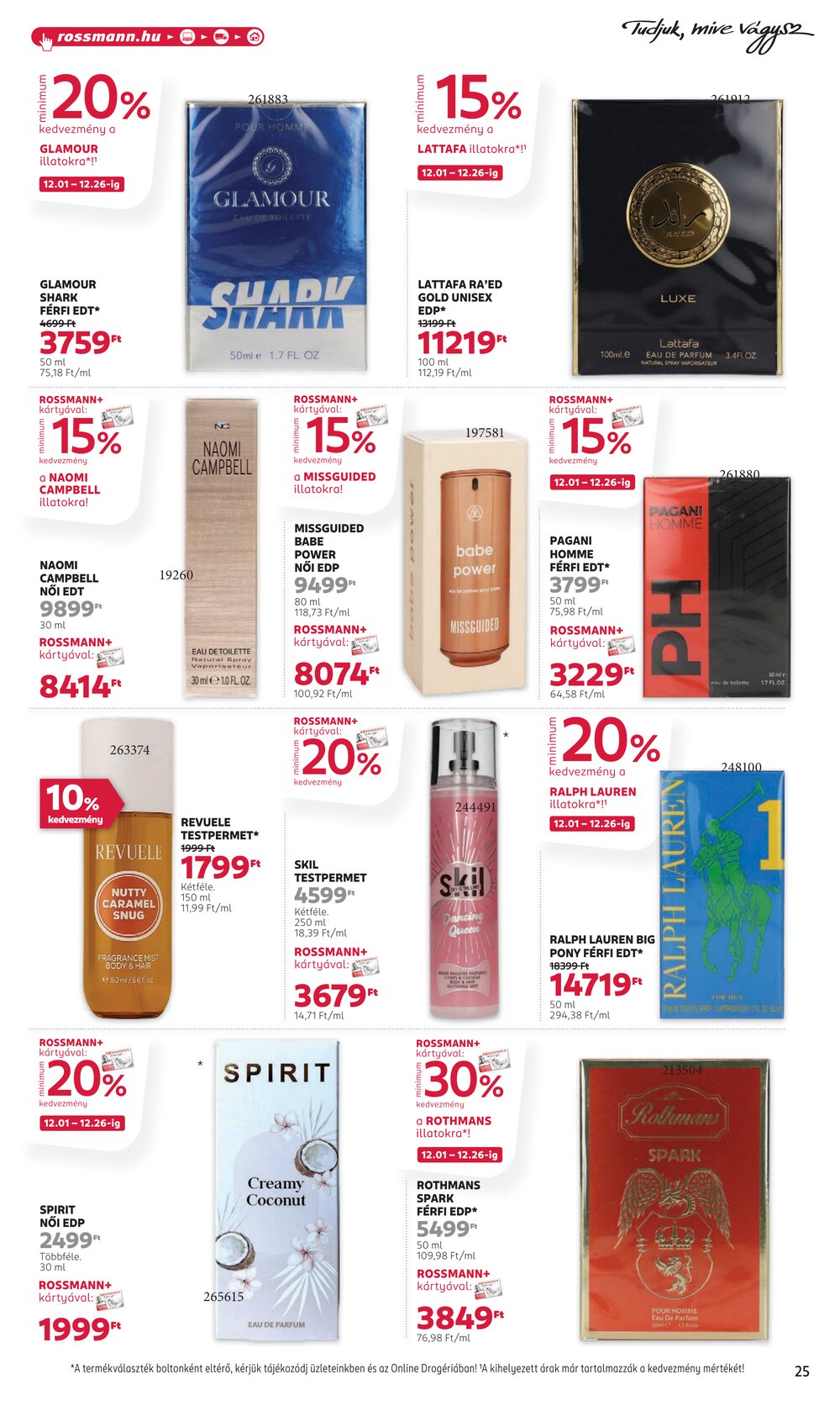 Rossmann akciós újság 2025.12.01-től - 27. oldal.