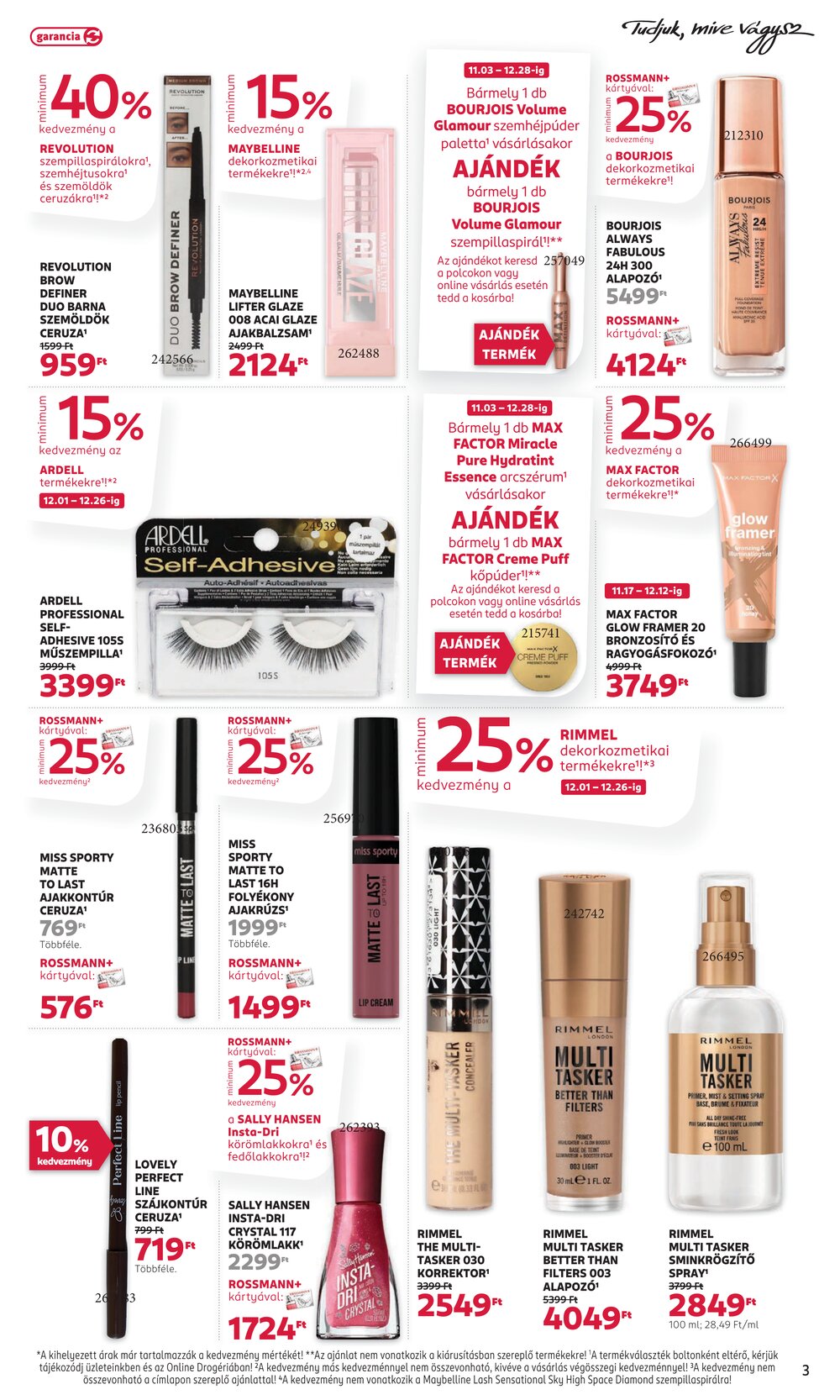 Rossmann akciós újság 2025.12.01-től - 3. oldal.