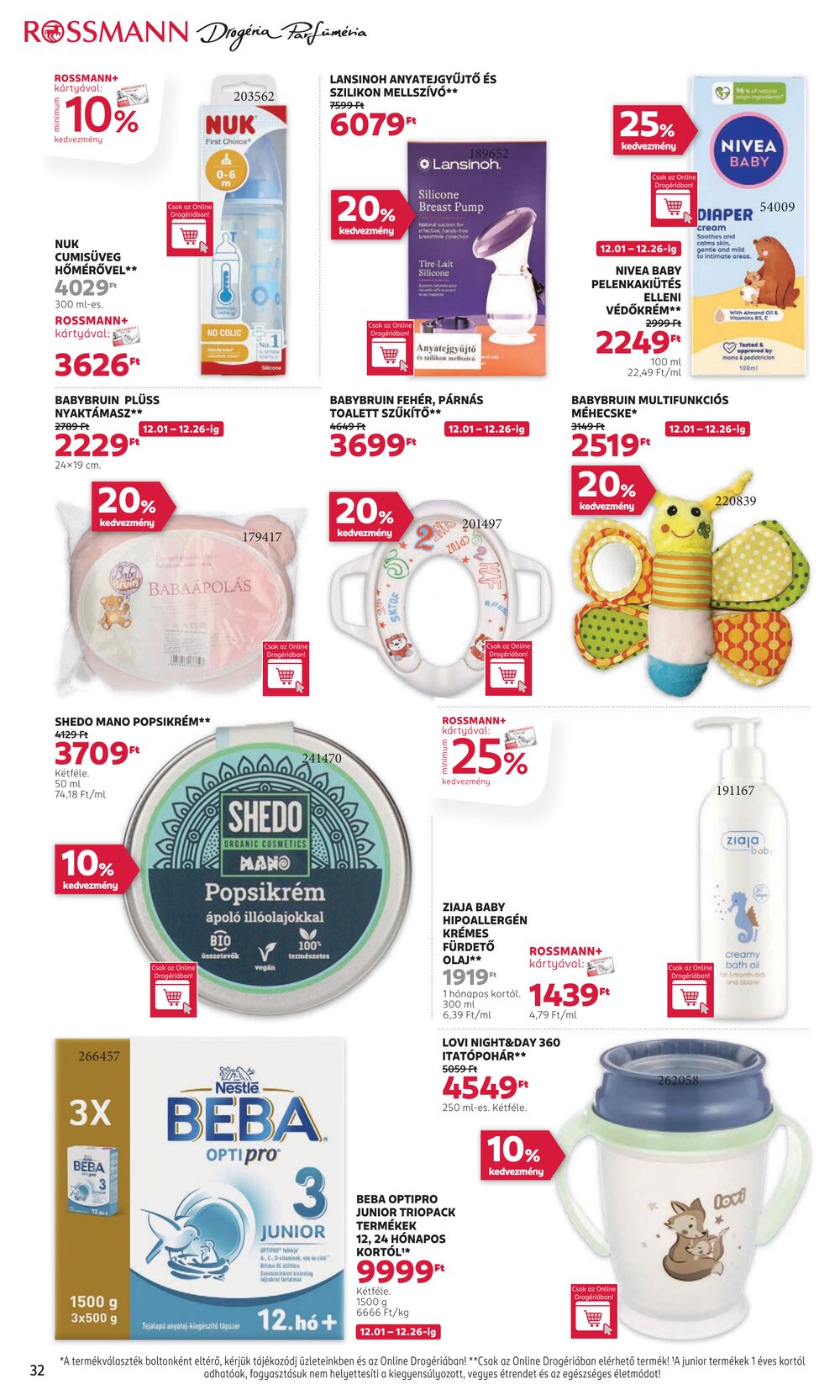 Rossmann akciós újság 2025.12.01-től - 36. oldal.