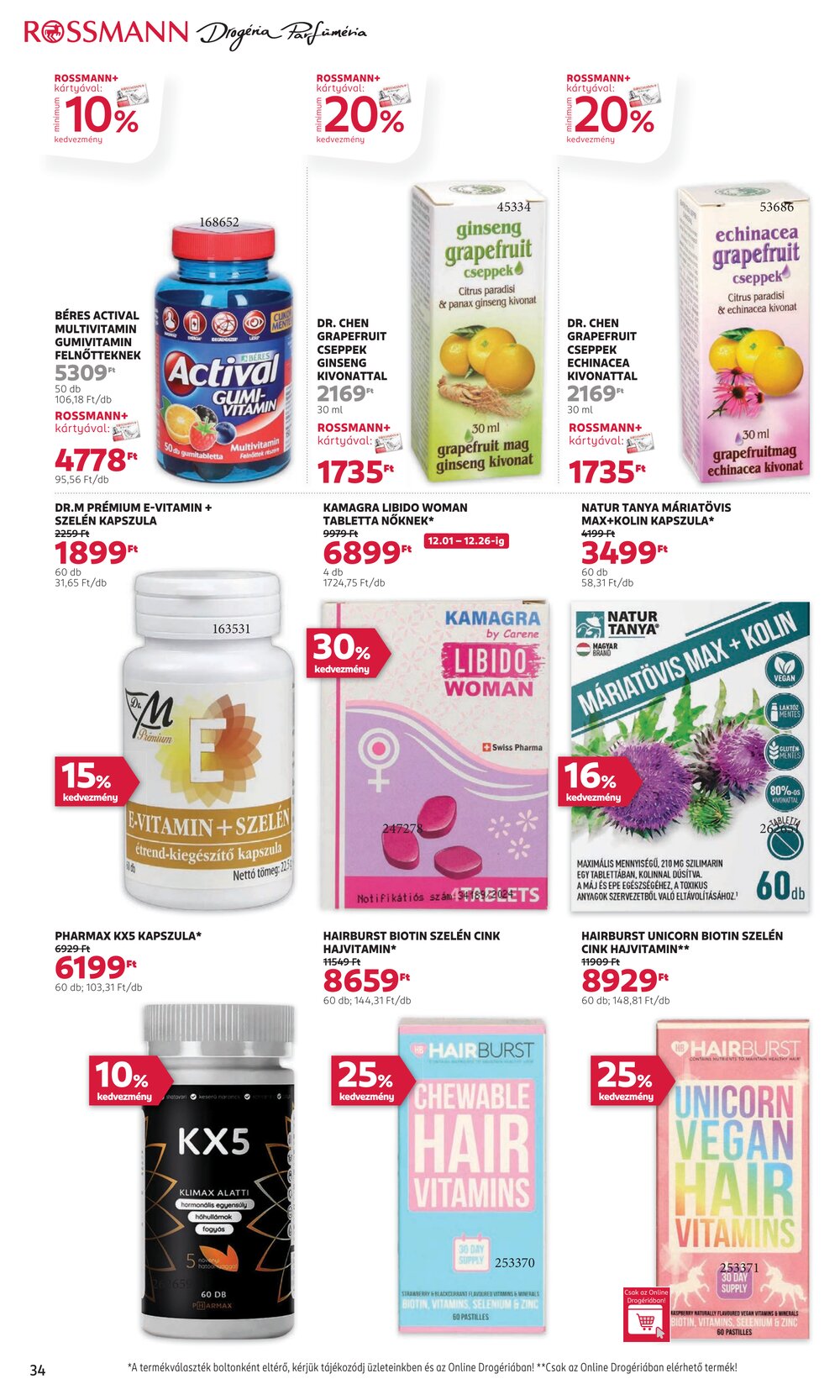 Rossmann akciós újság 2025.12.01-től - 38. oldal.