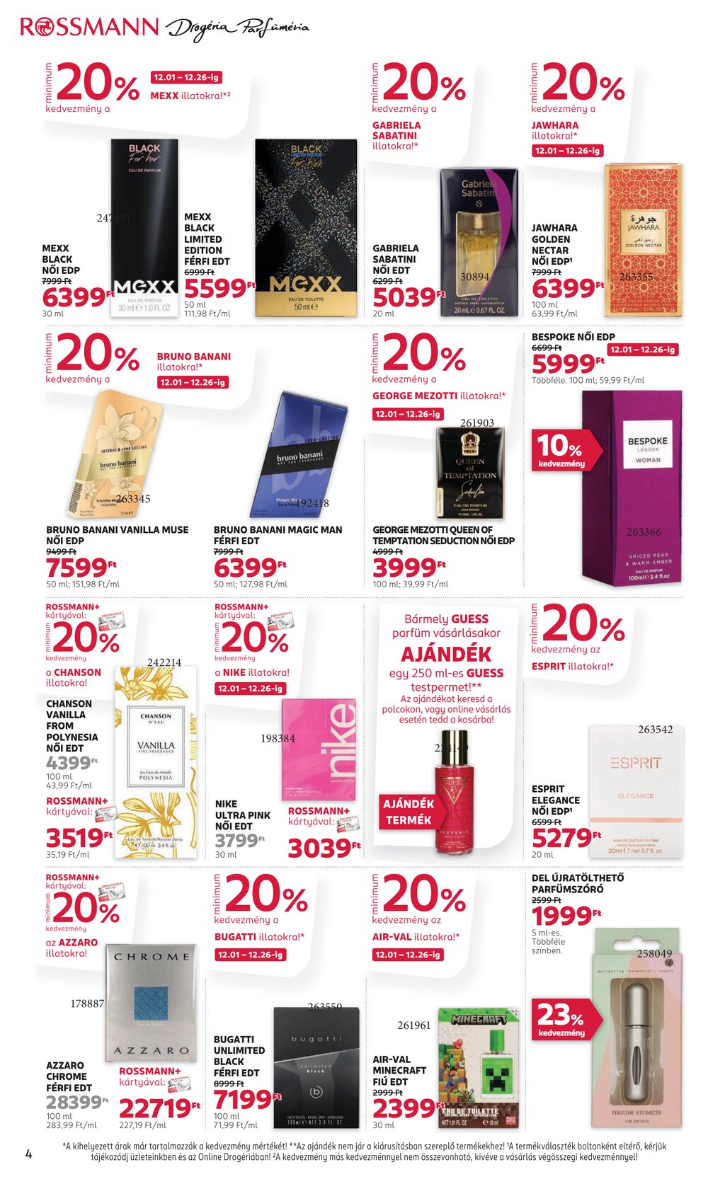 Rossmann akciós újság 2025.12.01-től - 4. oldal.