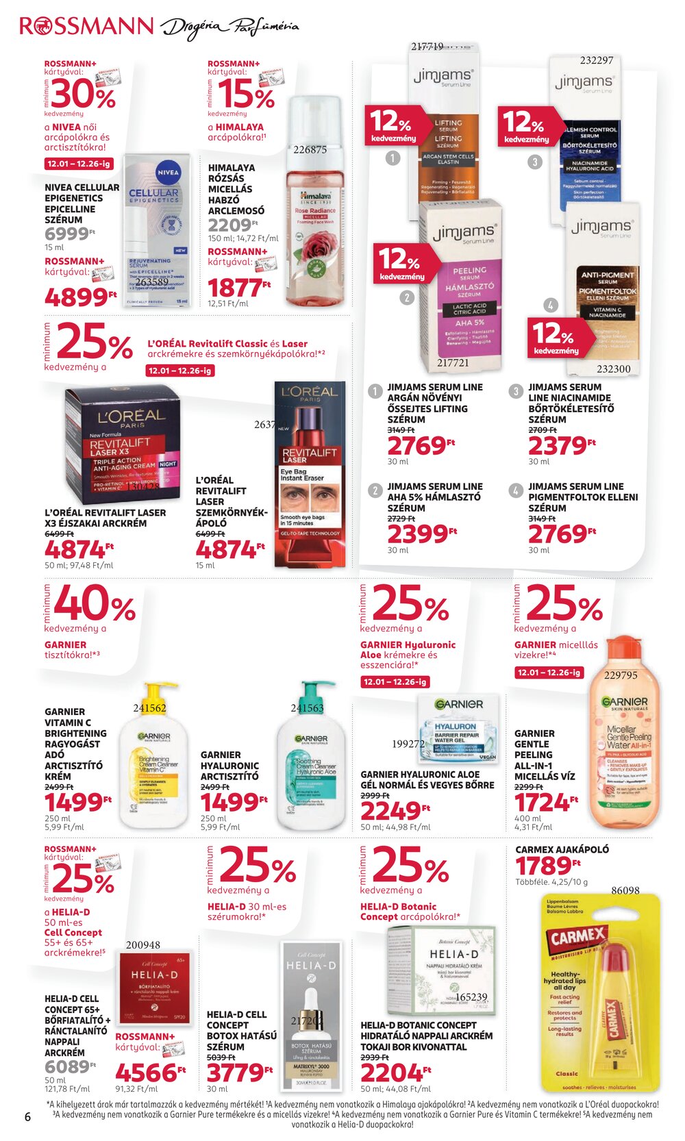 Rossmann akciós újság 2025.12.01-től - 6. oldal.
