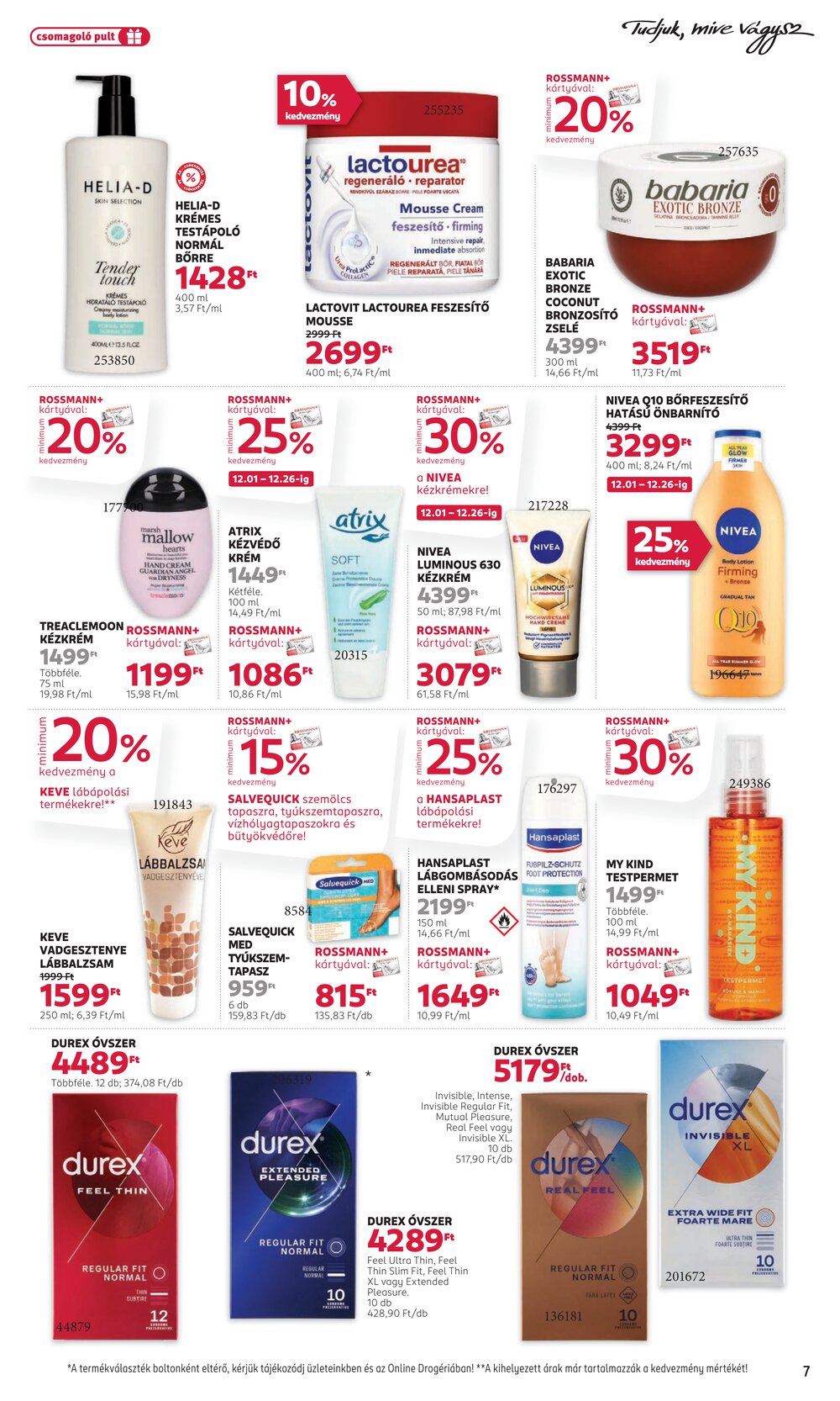 Rossmann akciós újság 2025.12.01-től - 7. oldal.