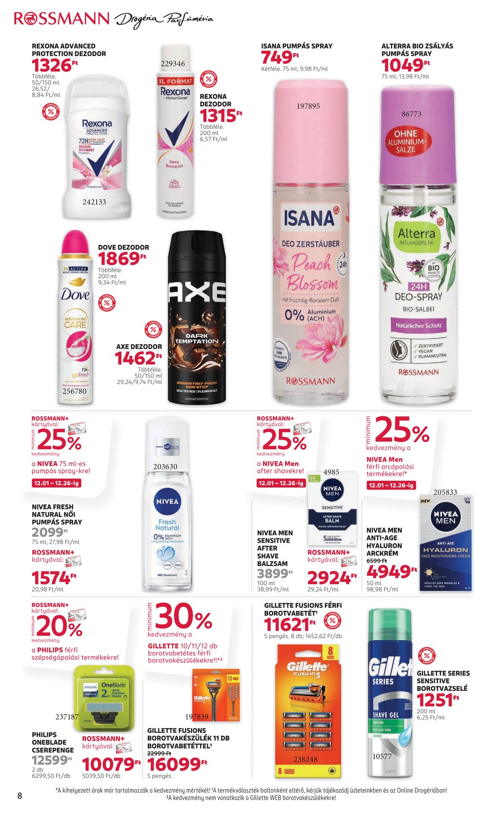 Rossmann akciós újság 2025.12.01-től - 8. oldal.