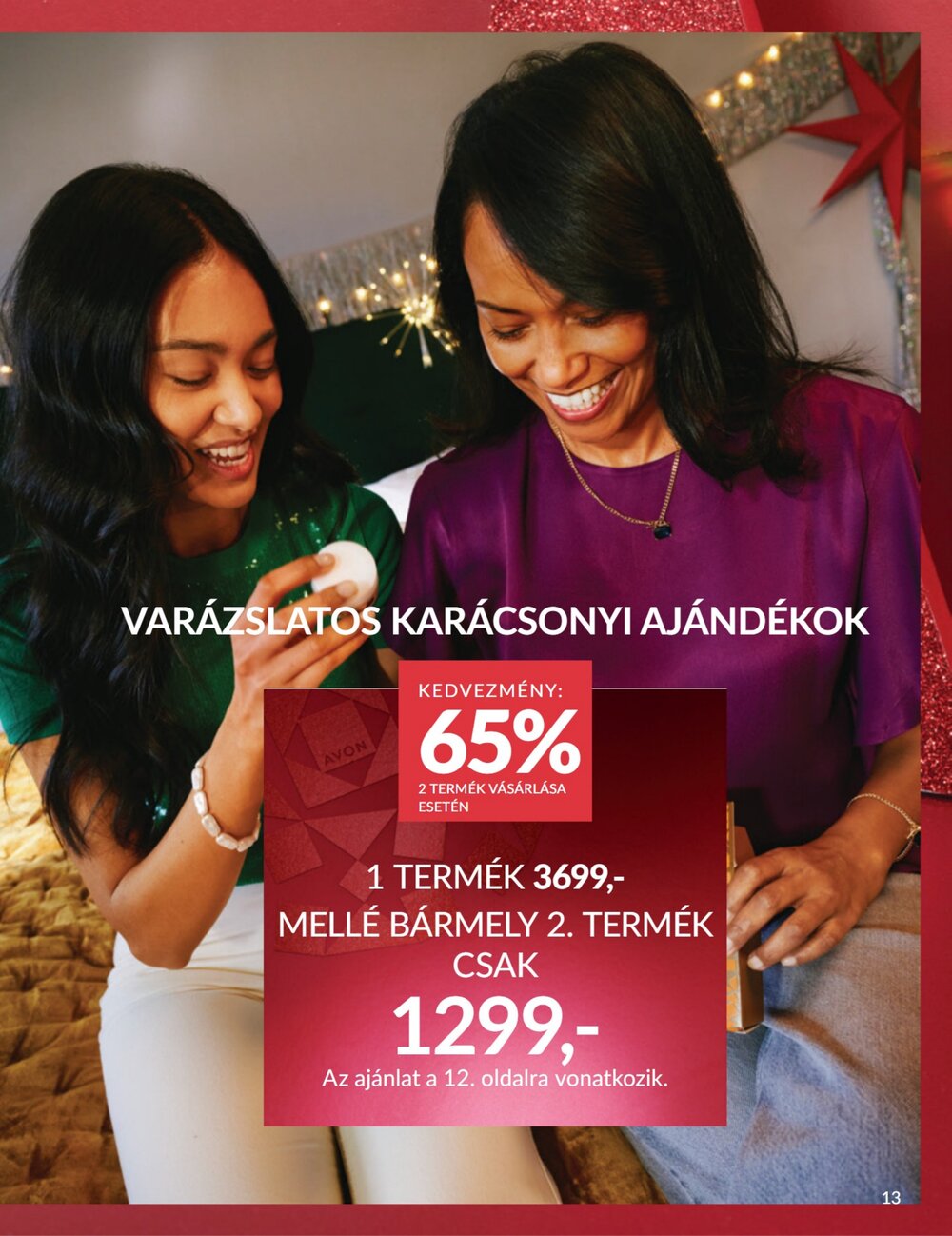Avon akciós újság 2025.12.01-től - 13. oldal.