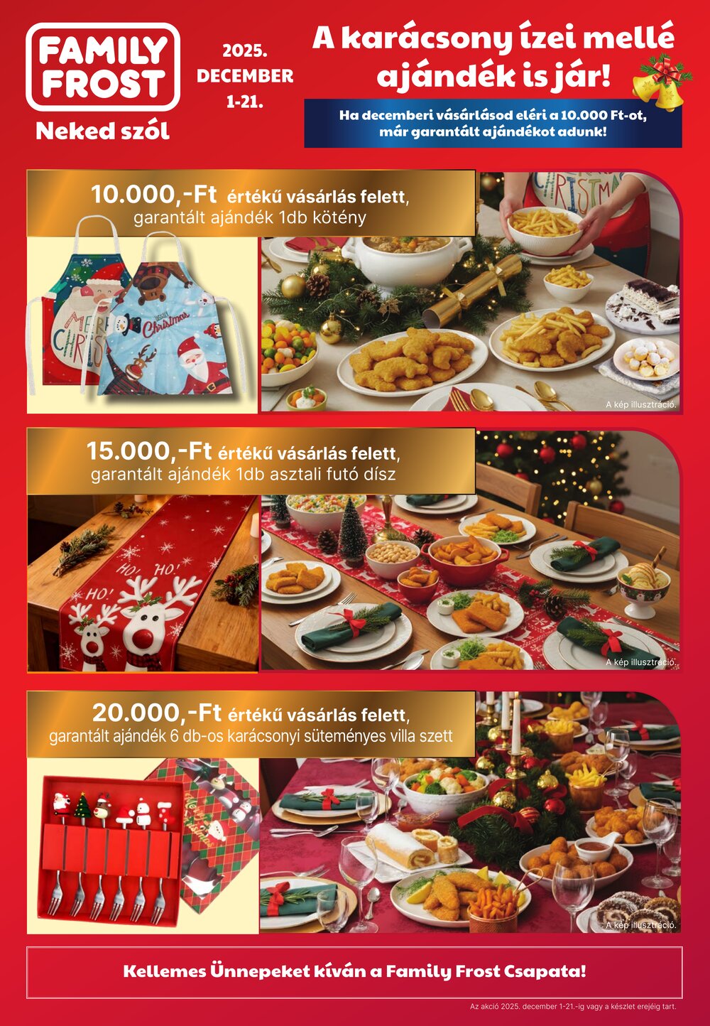 Family Frost akciós újság 2025.12.01-től - 1. oldal.