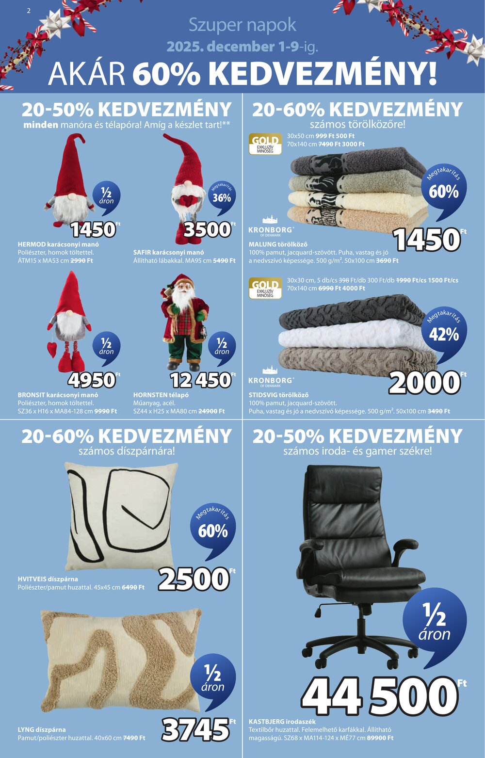 JYSK akciós újság 2025.12.01-től - 3. oldal.
