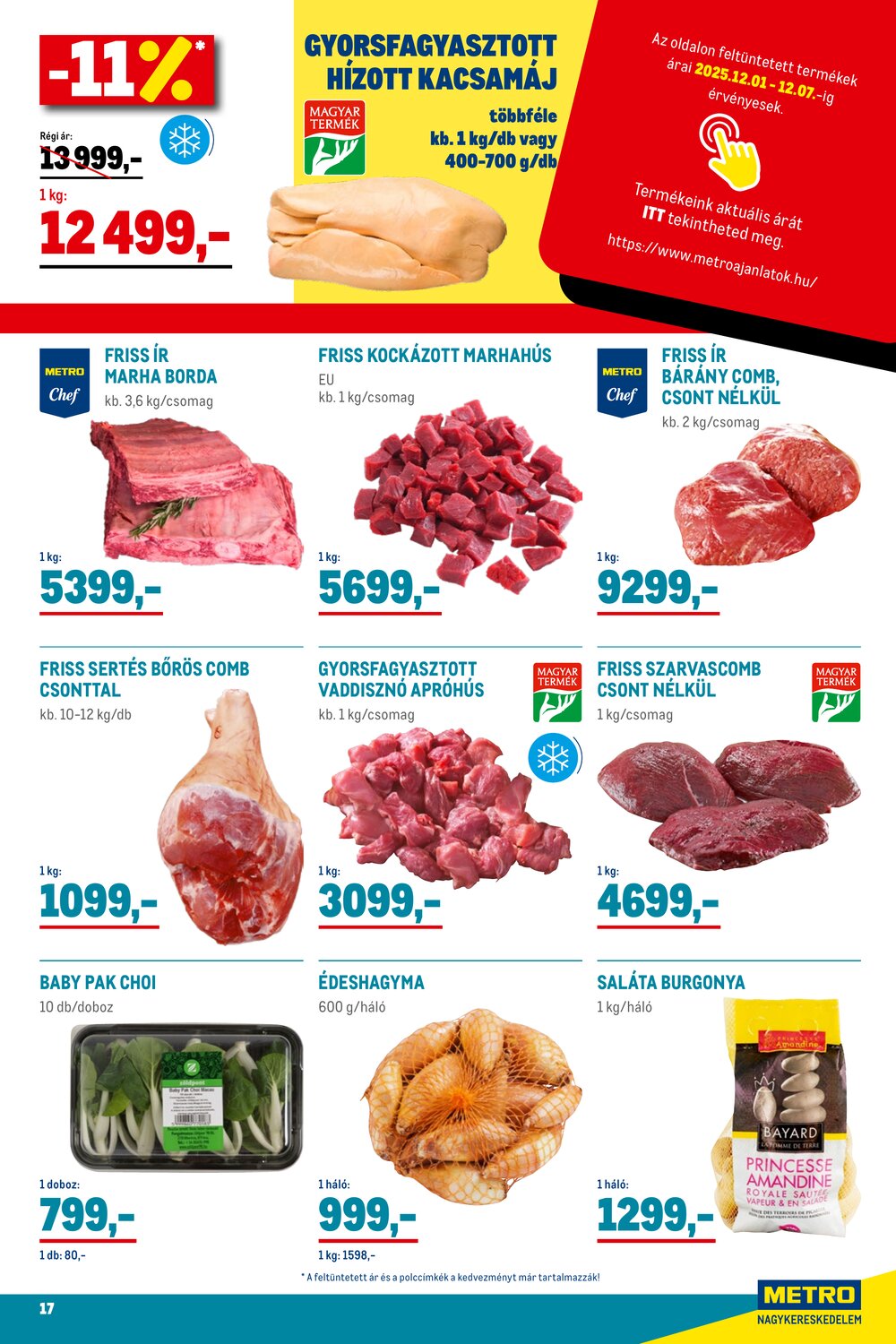 METRO akciós újság 2025.12.01-től - 17. oldal.