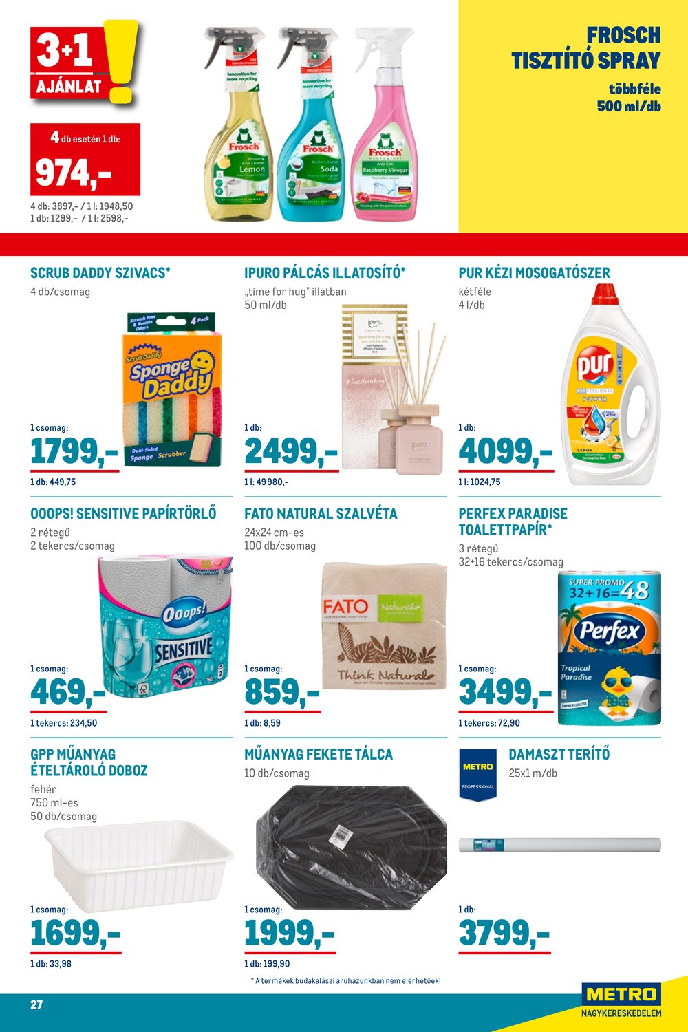 METRO akciós újság 2025.12.01-től - 27. oldal.