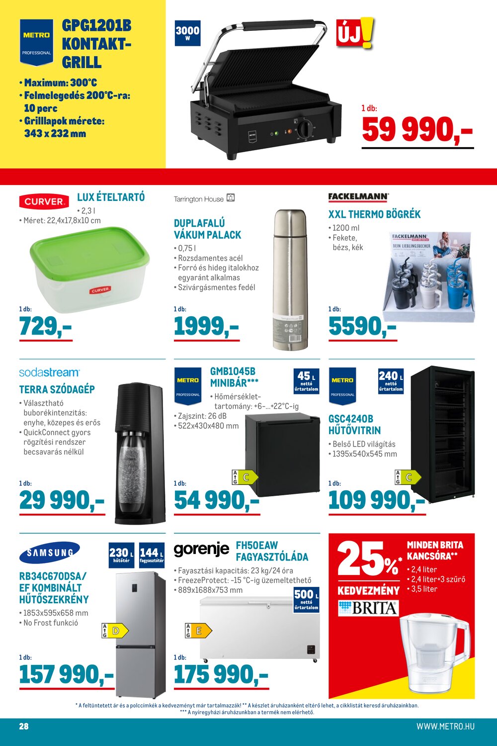 METRO akciós újság 2025.12.01-től - 28. oldal.