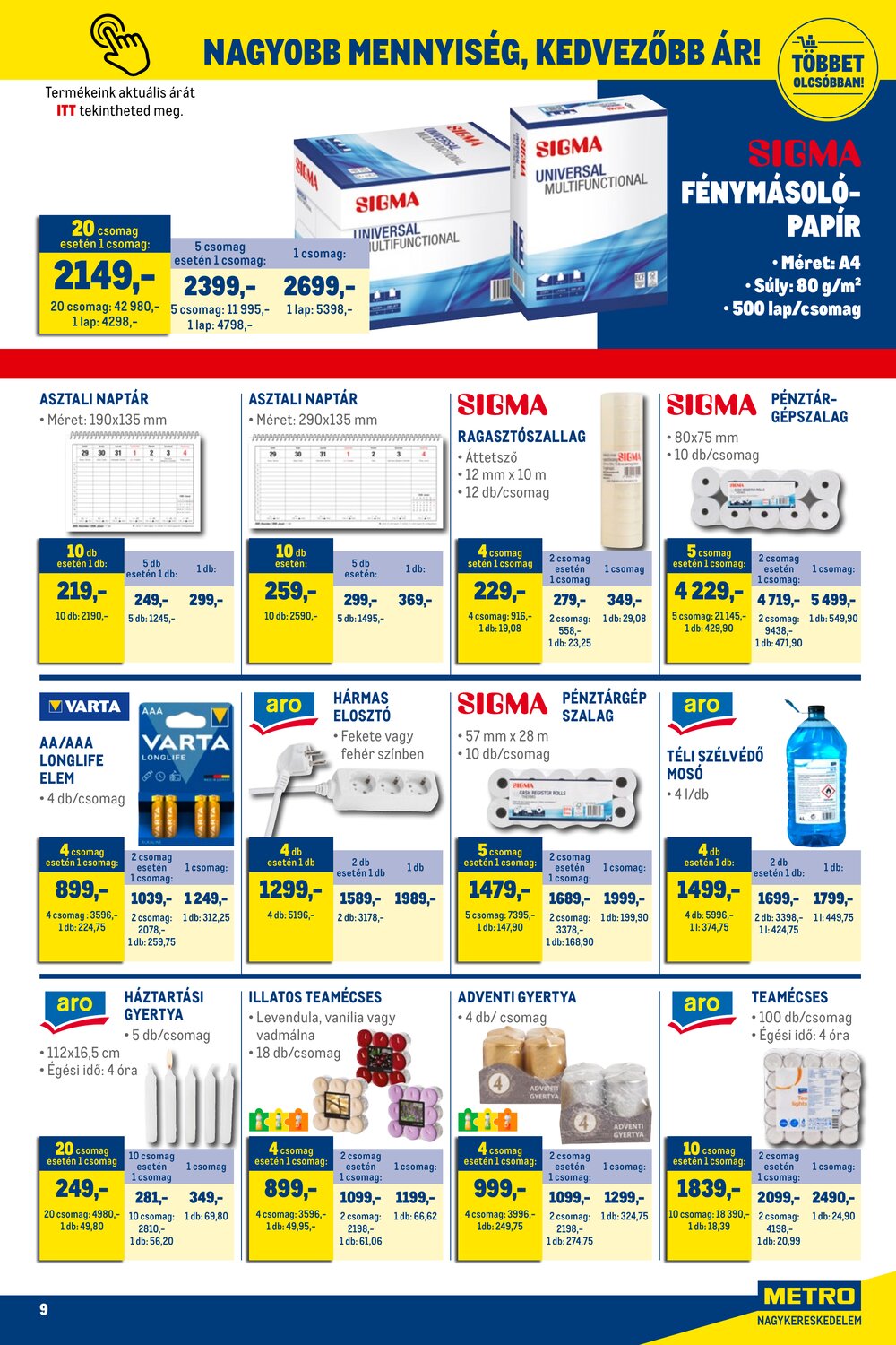 METRO akciós újság 2025.12.01-től - 9. oldal.