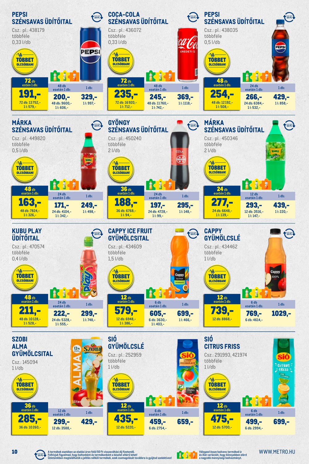 METRO akciós újság 2025.12.01-től - 10. oldal.