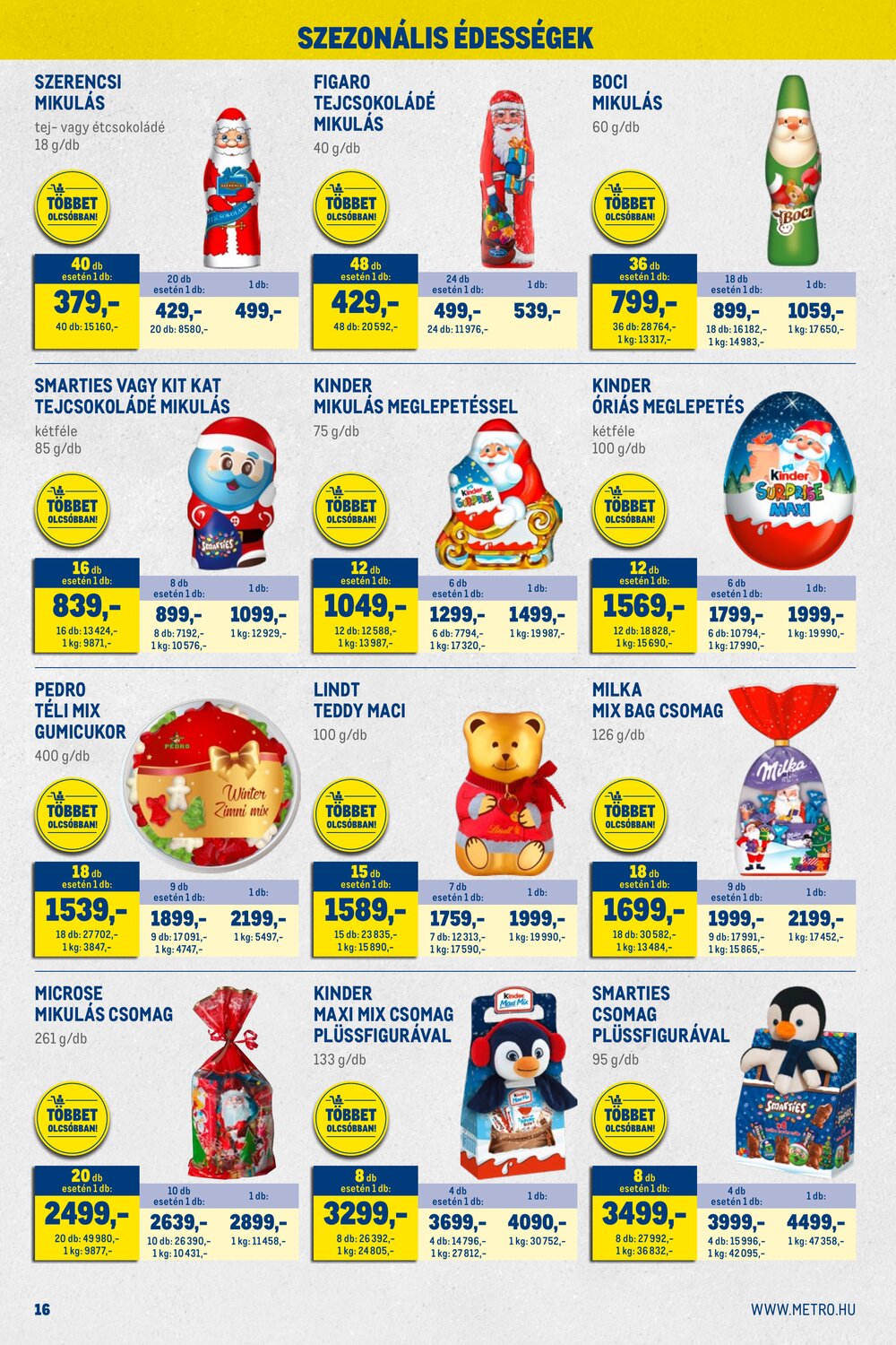 METRO akciós újság 2025.12.01-től - 16. oldal.