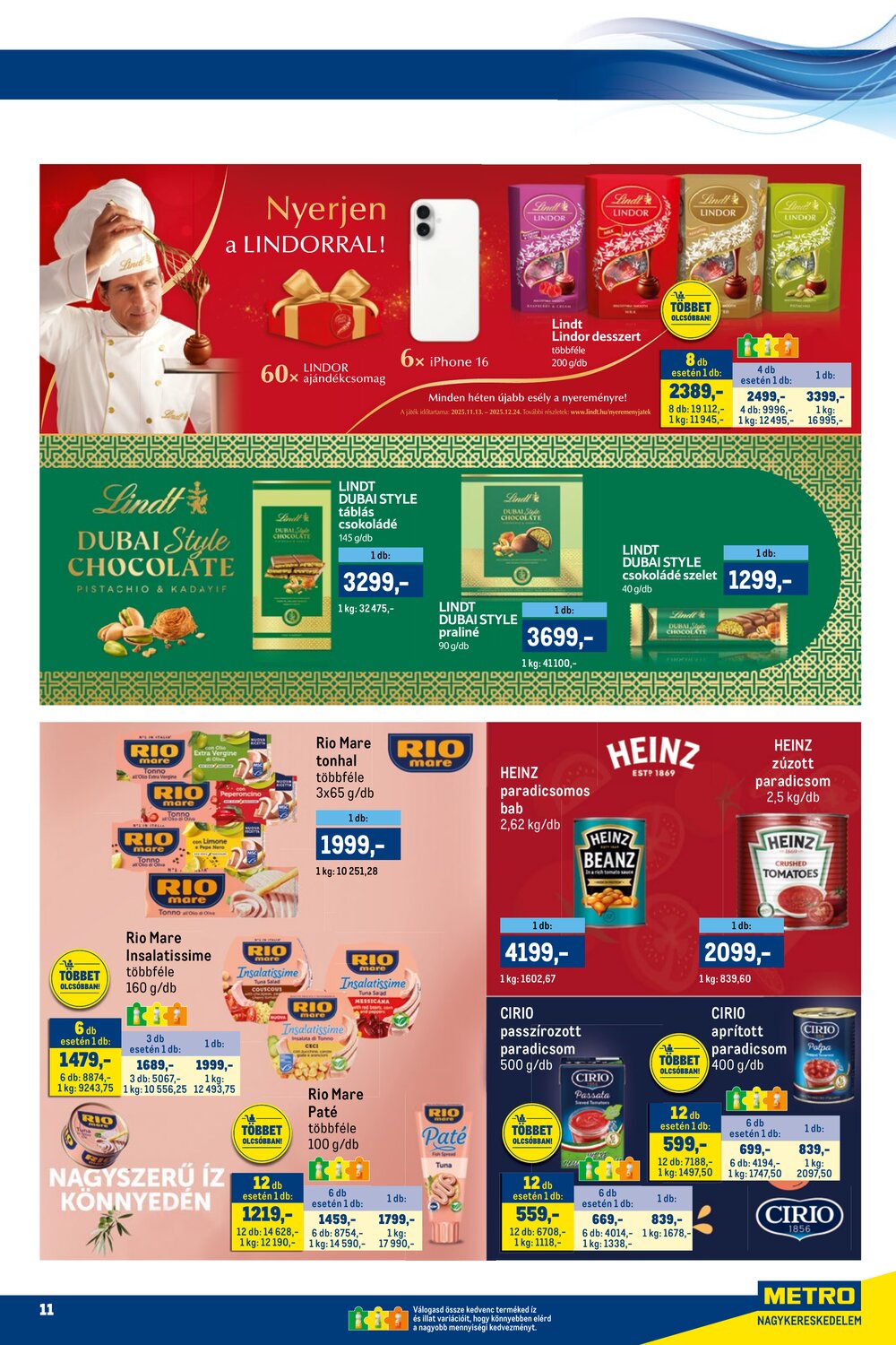 METRO akciós újság 2025.12.01-től - 11. oldal.