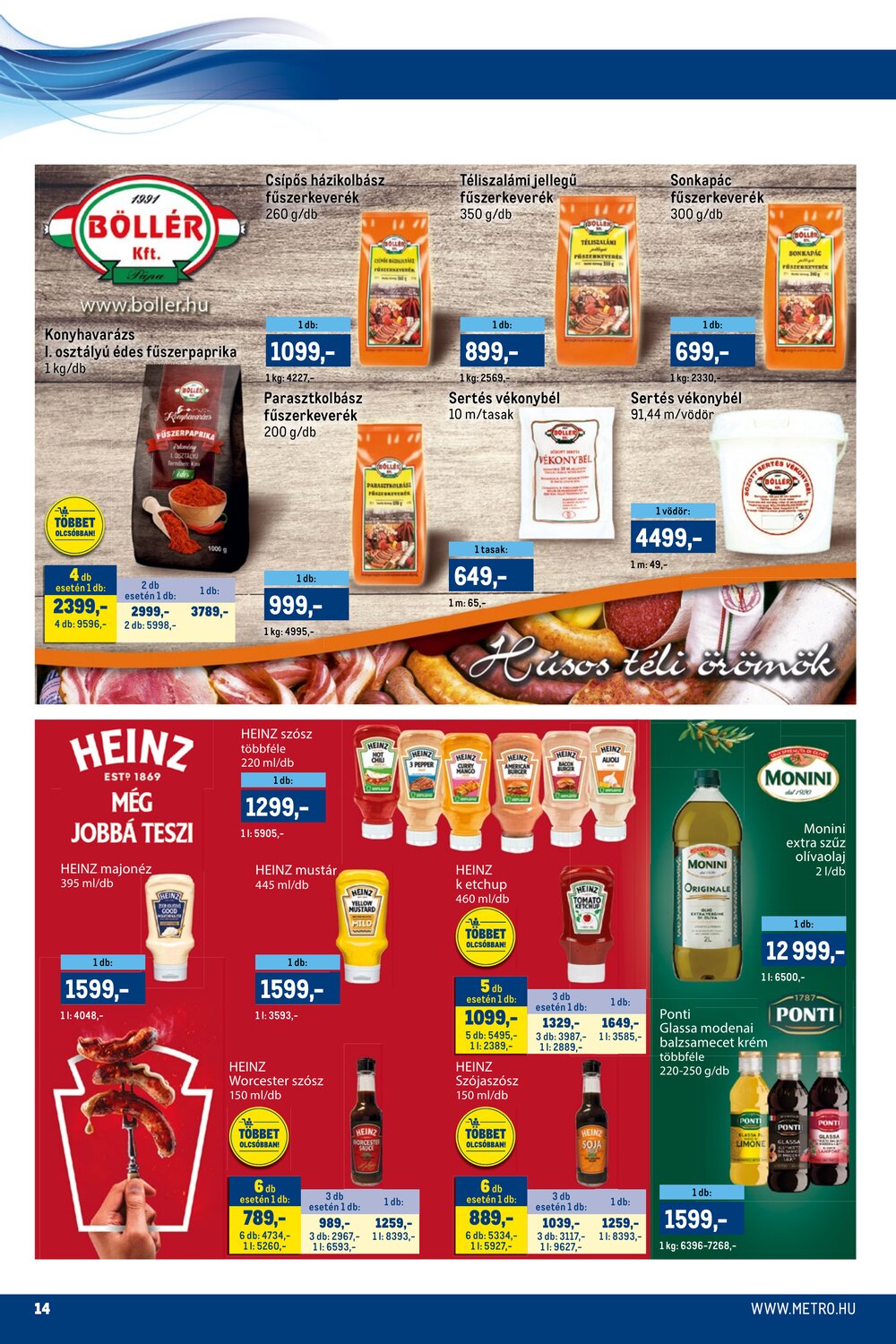 METRO akciós újság 2025.12.01-től - 14. oldal.