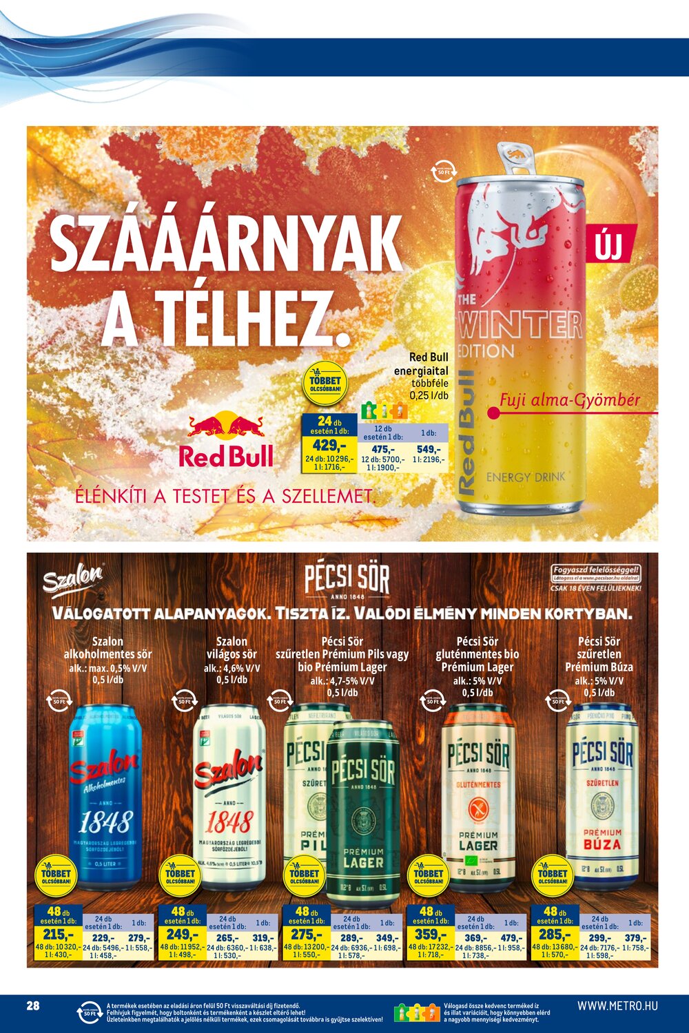 METRO akciós újság 2025.12.01-től - 28. oldal.