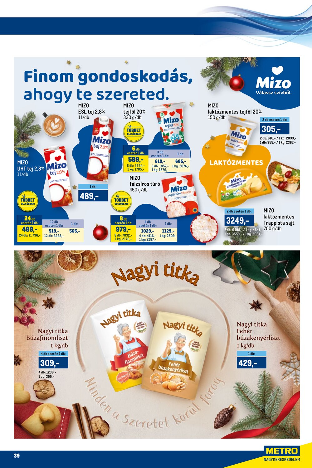 METRO akciós újság 2025.12.01-től - 39. oldal.